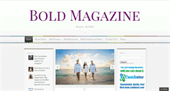 Desktop Screenshot of boldzine.com